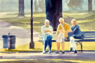 Visit in the Park - Pat Rodell